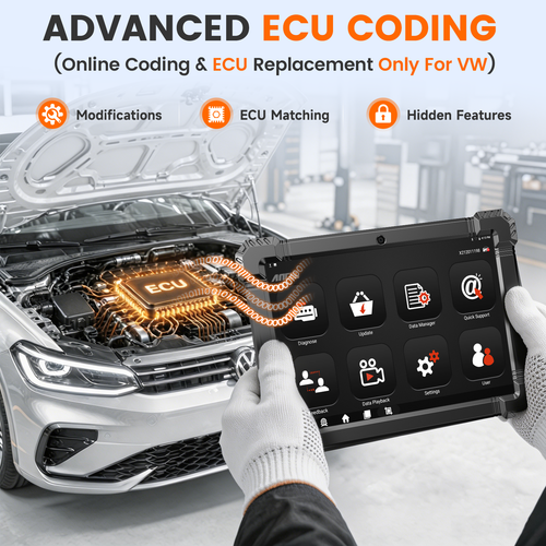 ANCEL X7 sistema completo bidirecional OBD2 scanner ferramenta de diagnóstico de carro codificação ECU