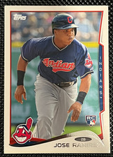 2014 Topps Jose Ramirez #424 RC Rookie Card
