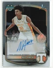 2025-26 Bowman Nate Ament #CPA-NA 1st Chrome Auto