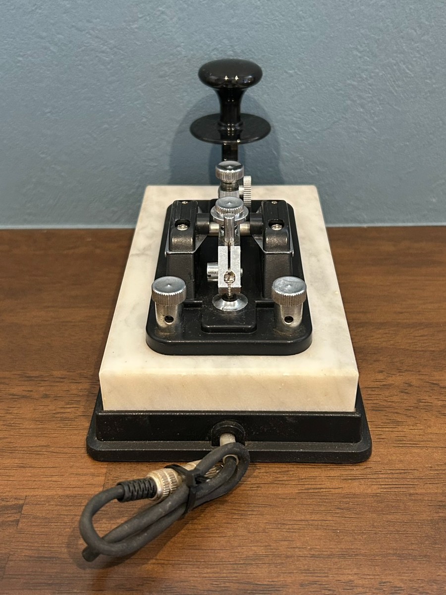Hi-Mound Hk-808 Marble Morse Code Telegraph Key for sale online | eBay