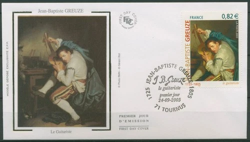 France 2005 Painting Jean-Baptiste Greuze 3983 FDC (X62211)