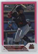 2023 Topps Pro Debut Fuchsia Foil 124/199 Gabriel Gonzalez #PD-175 6k2