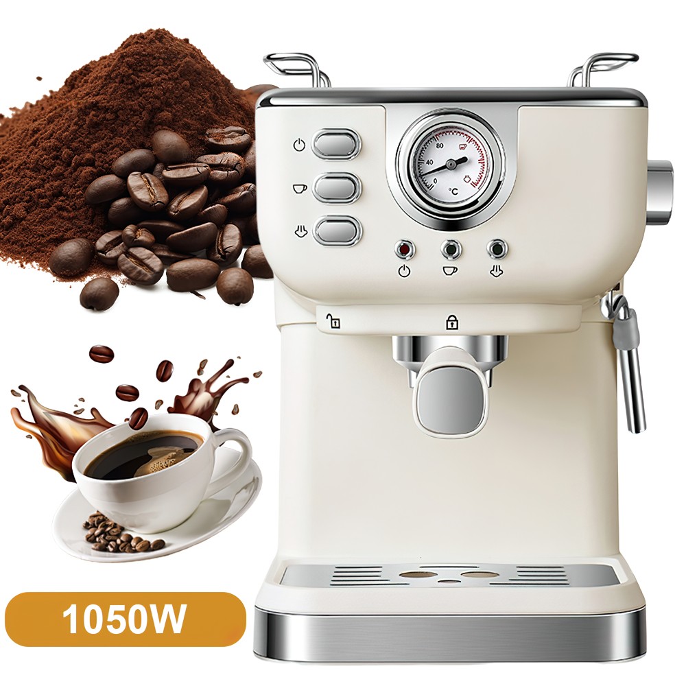 Kleine 3 - 5 Tassen Kaffeemaschine 1050W Dauer Filter Kompakt Filterkaffe