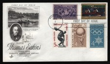#1335 5c Thomas Eakins-Combo, Art Craft H/C FDC **ANY 5=FREE SHIPPING**
