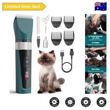 Lightweight Cat Clippers with LCD Display - Perfect for Novice Groomers