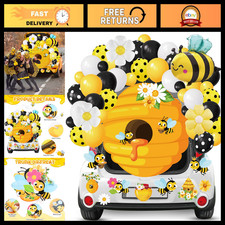 Tiamon 74 Pcs Halloween Bee Trunk or Treat Car Decorations Kit