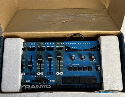NEW Pyramid PM-4800 SFX Studio Pro, 3 Channel Mixer With Sound Effects NOB