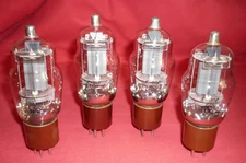 4pcs G-807 / Г-807 = VT-100, QE06/50, 807 Beam Power Tube. NEW. Ulianovsk. 1970s