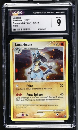 Lucario graded CGC 9 for sale on eBay