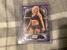 WWE ALEXA BLISS 2015 TOPPS UNDISPUTED ROOKIE CARD# NXT17 PURPLE PARALLEL 41/50!!