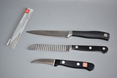 3 x Wüsthof Messer Grand Prix ll 4040 / Buntschneidemesser & 4034 Fach #C5