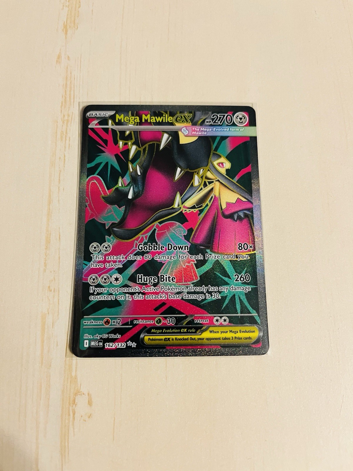 Mega Mawile ex 162/132 Me01: Mega Evolution • Near Mint 💎