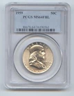 1959 Franklin Half Dollar, PCGS MS-64 FBL, Full Bell Lines