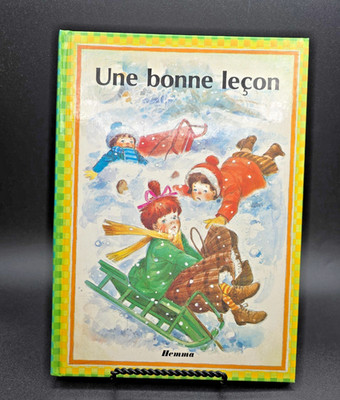 Vintage 1984 French Language Children's Book, ''Une bonne lecon'' A Good Lesson 