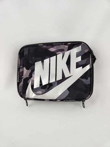 Nike Boy's Futura Fuel Pack Lunch Box Insulated Hard Shell Black Camo School - Picture 15 of 15