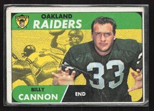 1968 Topps #37 Billy Cannon - VG Set Break!