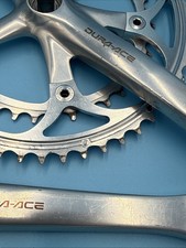 2 Pédaliers Vintage Shimano Dura-Ace FC-7410 - 170mm, 53/42 Dents - Pour Vélo Route - Occasion