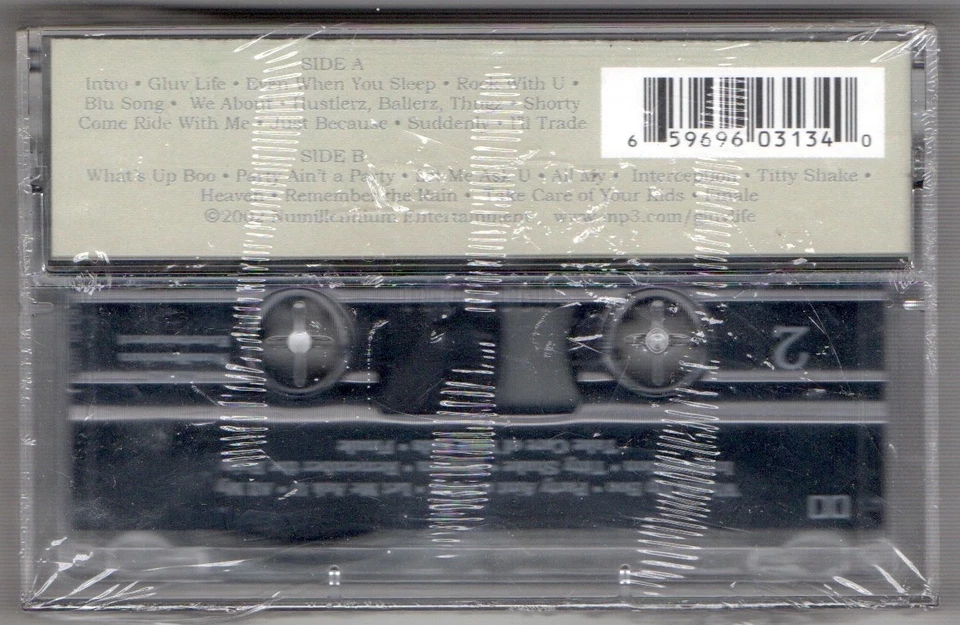 GLUV LIFE Hustlerz Ballerz Thugz SEALED Michigan Gangsta Rap G-Funk Tape Midwest - Image 2 of 3