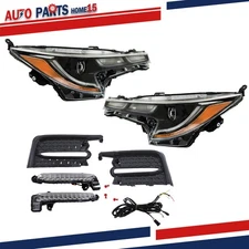 Headlight+Fog Lights+Cover For Toyota Corolla SE XSE 2020-2022 LED Type Pair