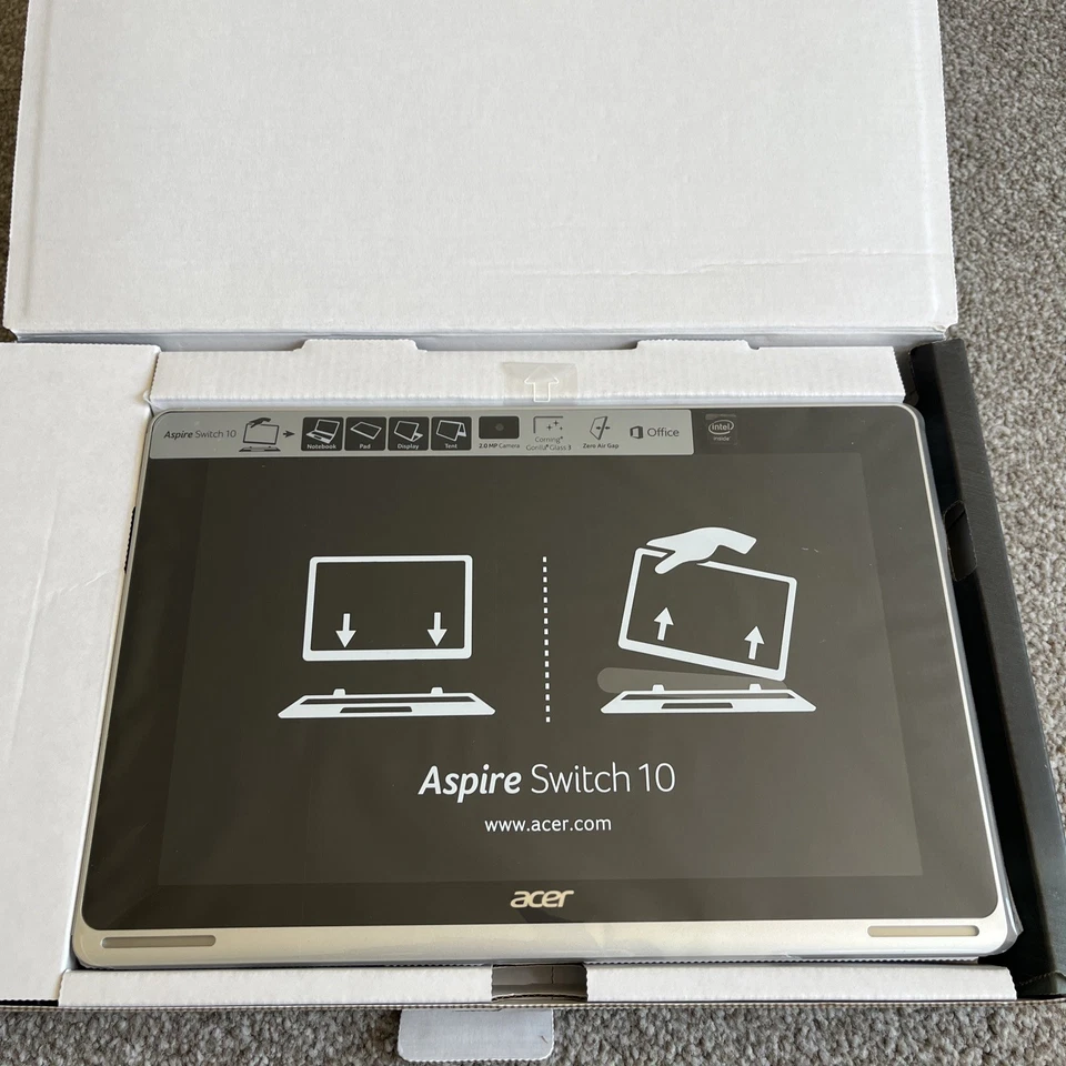 BRAND NEW Acer Aspire Switch 10 SW5-012-14V4 2 in 1 Laptop - Image 4 of 4