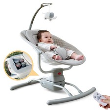 Baby Swings for Infants, Electric Baby Swing 3 Speeds, Portable Automatic Roc...