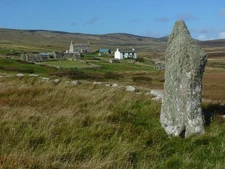 Photo A2 Troswick Standing Stone Skelberry/HU3916 Once located, a domin c2011