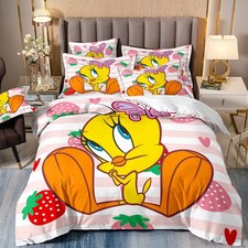 Kleine Tweety Quilt Abdeckung Bett bezug Einz...