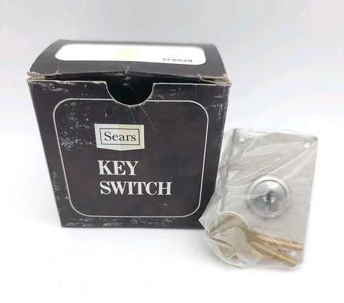 Vintage Sears Garage Door Opener Key Switch 64 6528 NOS with 2 Keys