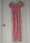 NWT Cheeky Plum Clover Rainbows Flowers Romper Girl's Size 10