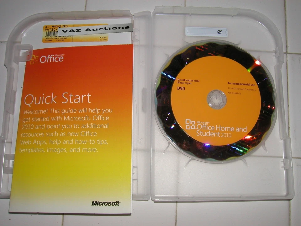Microsoft MS Office 2010 Home and Student Family Pack For 3PCs x3 =NEW BOX= - Image 2 of 3