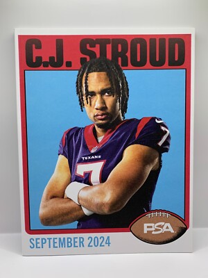 2024 September Offizielles PSA Magazin C.J. Stroud CJ Houston Texans - Preisführer