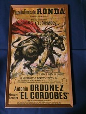 Locandina corrida in seta incorniciata