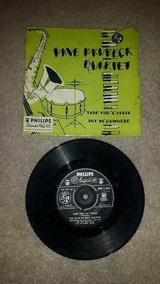 Dave Brubeck Quartet Take Out The 'A' Train 7'' vinyl EP