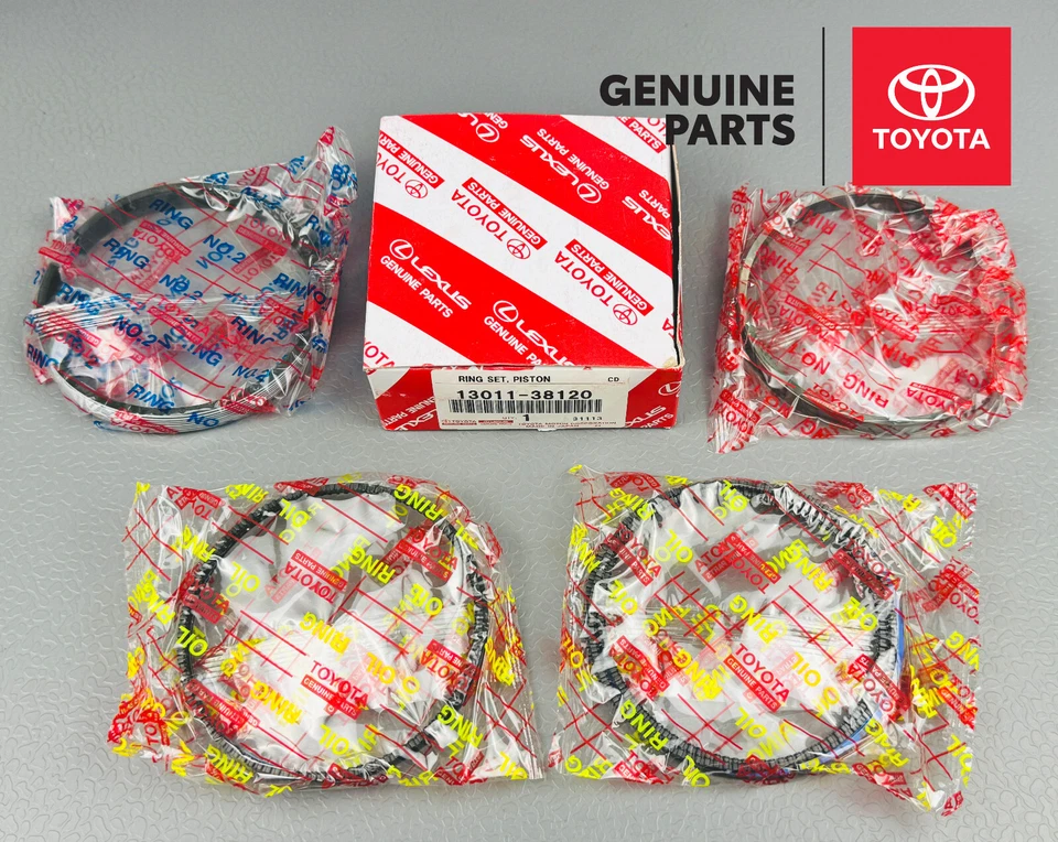 Genuine Toyota Land Cruiser Lexus LX570 Piston Ring Set New Oem 13011-38120 - Изображение 3 из 4