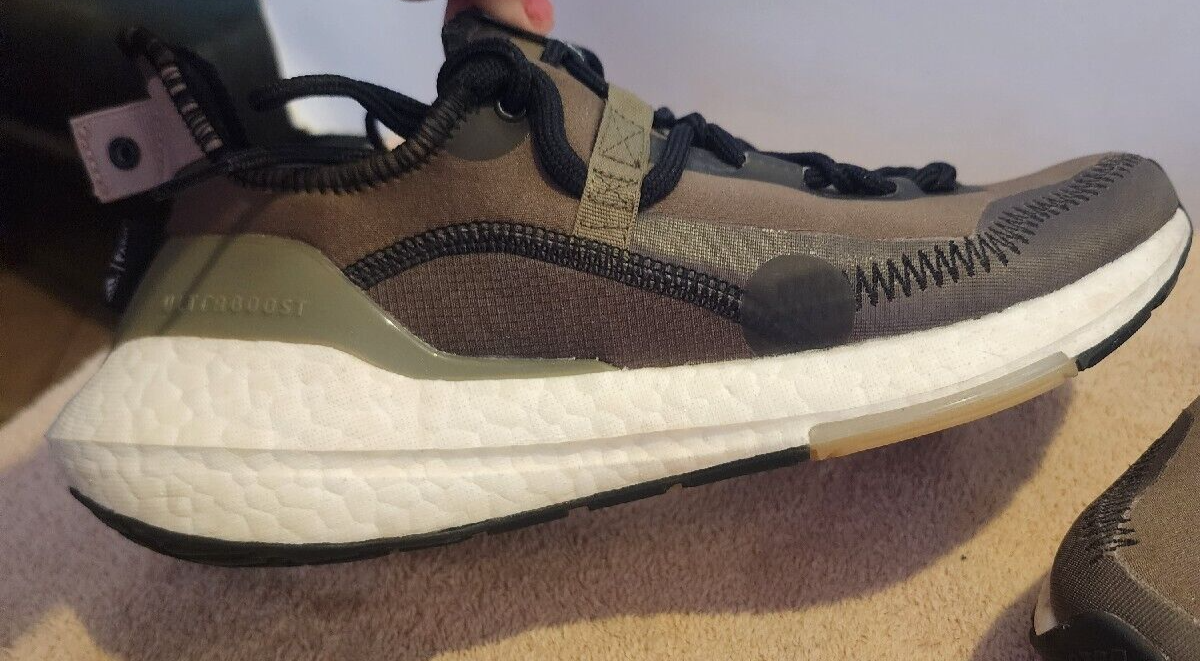 Adidas Ultraboost 21 X Parley Running Shoes Green White  display picture 1