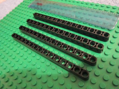 LEGO TECHNIC 4 x dicke Liftarmbalken 1 x 15 SCHWARZ - Teilenummer 32278