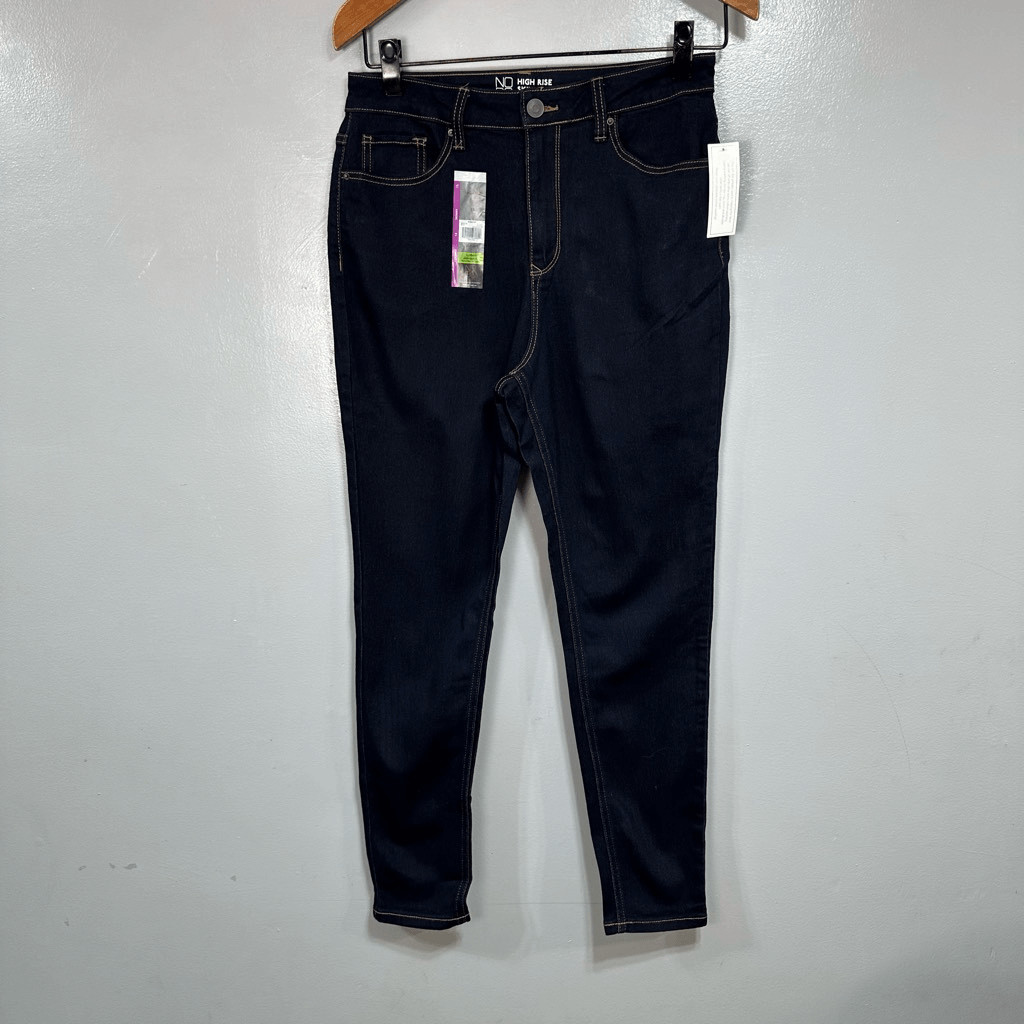 Sz 13 Hi Rise Skinny Dark Denim Discontinued New #f84