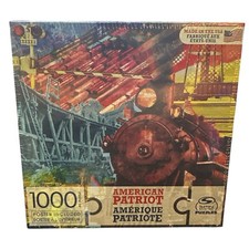 Vintage Train Scene 1000 Piece Puzzle