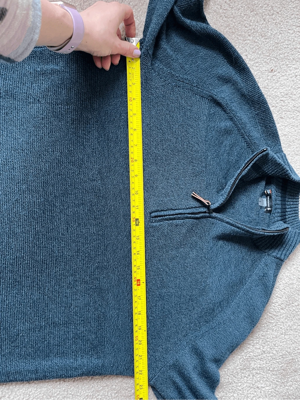 smartwool merino wool blend 1/4 zip pullover sweater
