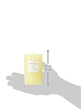 Vela de pilar perfumada con aceite esencial de naranja, clavo y canela, perla de la paz,... Foto 2 de 2