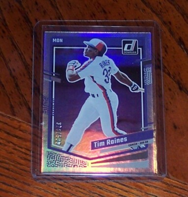 2023 Panini Donruss - Career Stat Line #223 Tim Raines 378/500