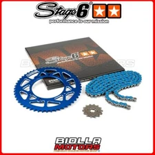 S6-2119323/BL CHAIN KIT 13X53 - 420 STAGE6 ALUMINUM CNC BLUE DERBI SENDA SM 2000 (PRI