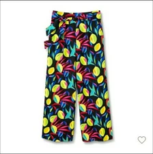 Tabitha Brown x Target Women's Lemon Print Wide-Leg Pants - NWT Size Small