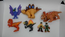 JURASSIC WORLD Heroes Playskool Dinosaurs Lot for 2" Figures Stegosaurus