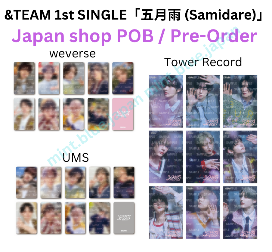 &TEAM 1st SINGLE「五月雨 ( Samidare ) 」Japan Shop Limited POB