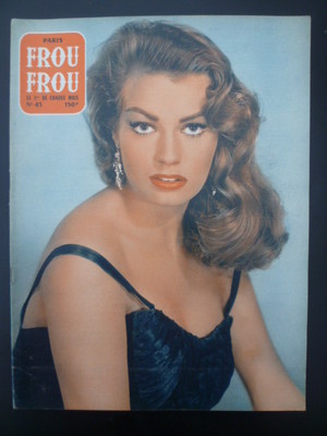 Magazine paris frou frou 1957 * no. 43-cv. anita ekberg - 4ème cv ...