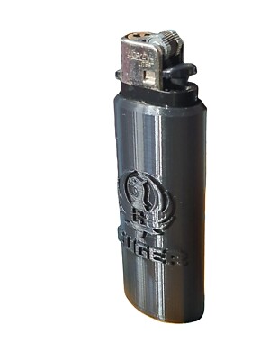Lighter Case Ruger Logo Fits Plain BIC Lighters Pack of 2 Holders