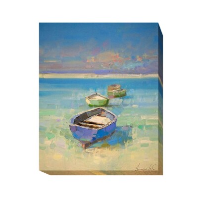 Carribean Beach by Yeremyan Gallery-Wrapped Canvas Giclee Art (15 in x 12 in)