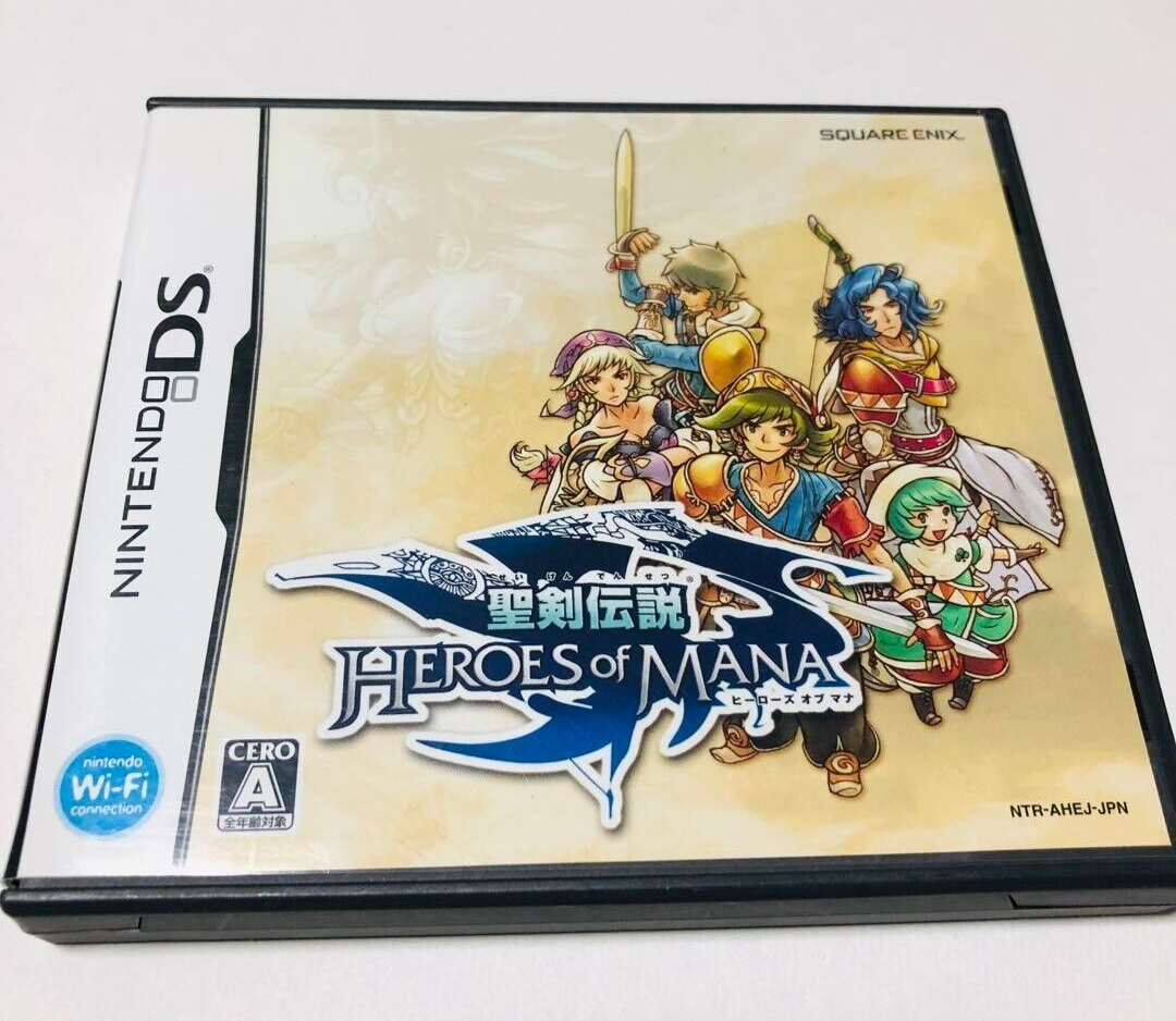 Seiken Densetsu Heroes Of Mana Nintendo DS NDS Japanese ver Tested