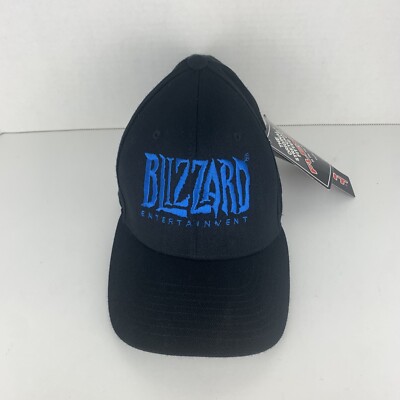 RARE Vtg Blizzard Entertainment Y2K Hat Flexifit Cap NWT L-XL